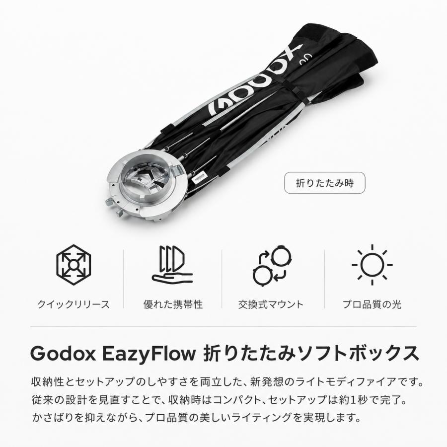 GODOX（ゴドックス） 日本正規代理店品 GODOX EazyFlow Octa60 ソフト