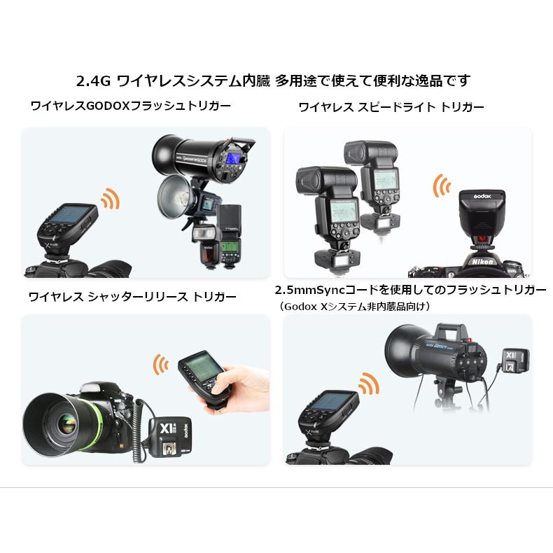 日本正規代理店 Godox Xpro-N Nikon送信機 TTL 2.4Gワイヤレスフラッシュトリガー 高速同期 1/8000s 大画面 LCD スクリーントランスミッター 互換性 ニコン｜syh｜02