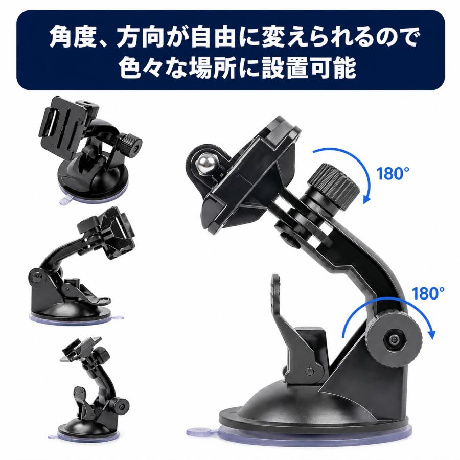 gopro 三点セット Action Camera Accessory Kit for GoPro Hero 8 7 6 5 4 3+ & Other