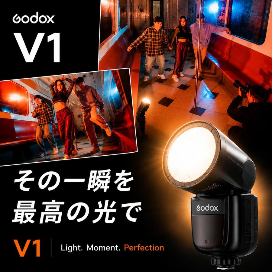 GODOX（ゴドックス） 日本正規代理店品 Godox V1-C TTL フラッシュ