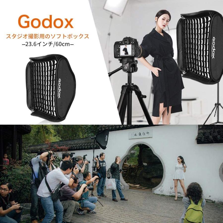 Godox S2ブラケット＋60×60ソフトボックス＋収納バッグ ボーエンズ