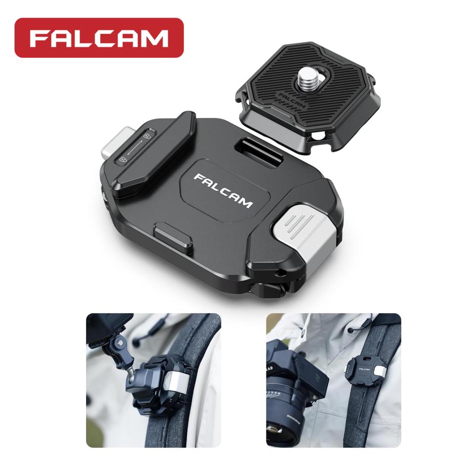 Falcam F38 バックパックストラップクリップ カメラホルダー Falcam F38 バックパックストラップクリップ カメラホルダー