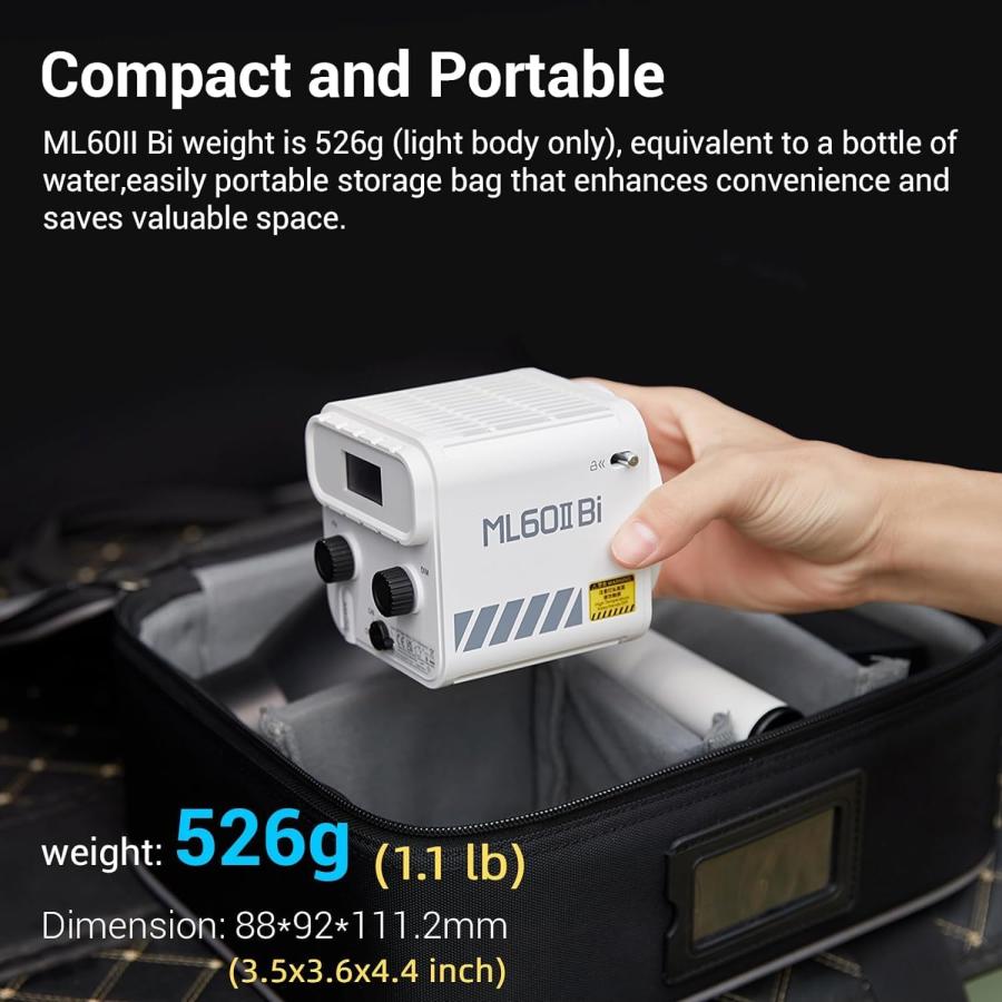 GODOX（ゴドックス） 正規代理店品 GODOX ML60IIBi 70W ML60