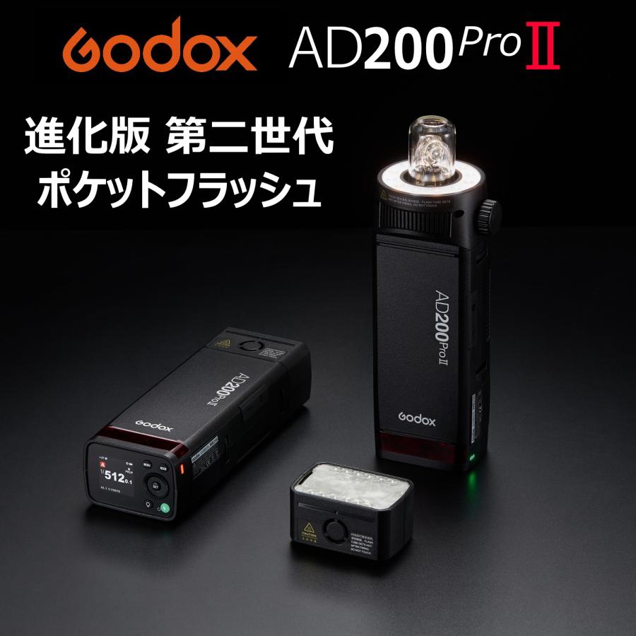GODOX 正規代理店品 AD200 Pro II AD200ProII 日本語説明書付 GODOX 正規代理店品 AD200 Pro II AD200ProII 日本語説明書付