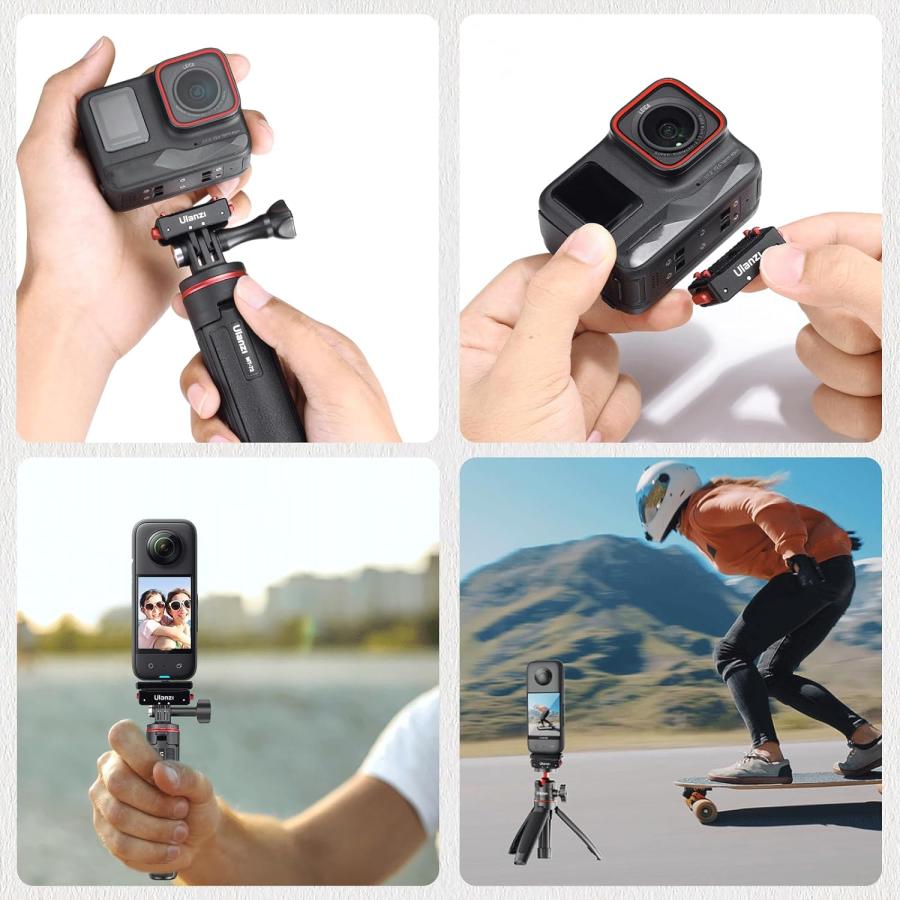 Ulanzi insta360 ace pro 2 Insta360 x4/x3用 磁気アダプターマウント