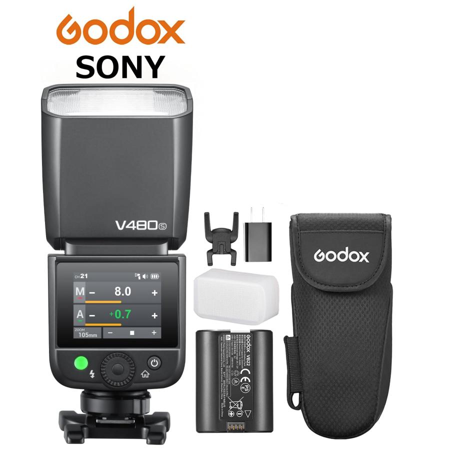 GODOX（ゴドックス） 正規代理店品 Godox V480-S TTL タッチパネル 2.4