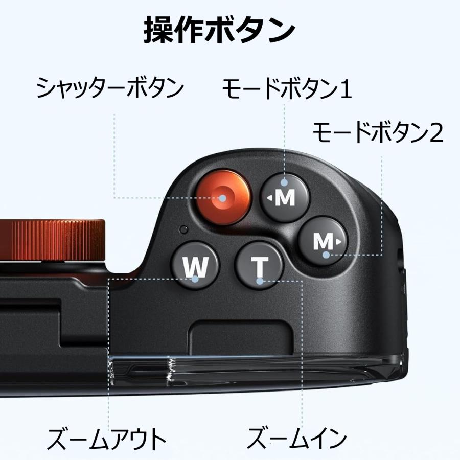 TELESIN 潜水用ケース+スマホグリップ一体型 ダイビングスマホ防水