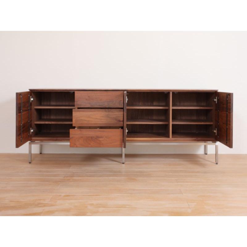 キャビネット リビングボード おしゃれ 北欧 幅180 収納 ウォールナット 完成品 木製 オーダー 国産 |  | 11