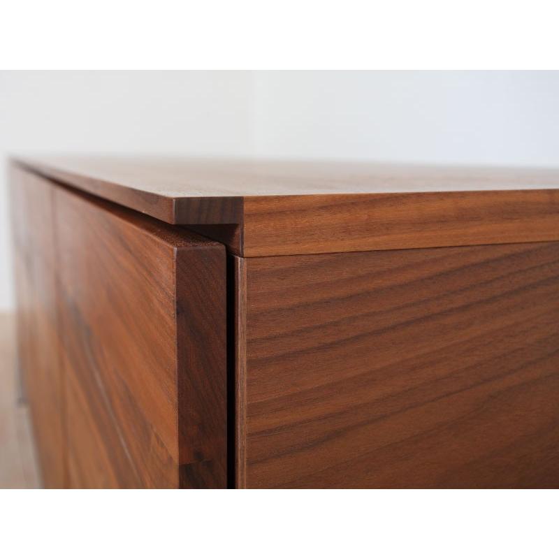 キャビネット リビングボード おしゃれ 北欧 幅180 収納 ウォールナット 完成品 木製 オーダー 国産 |  | 05