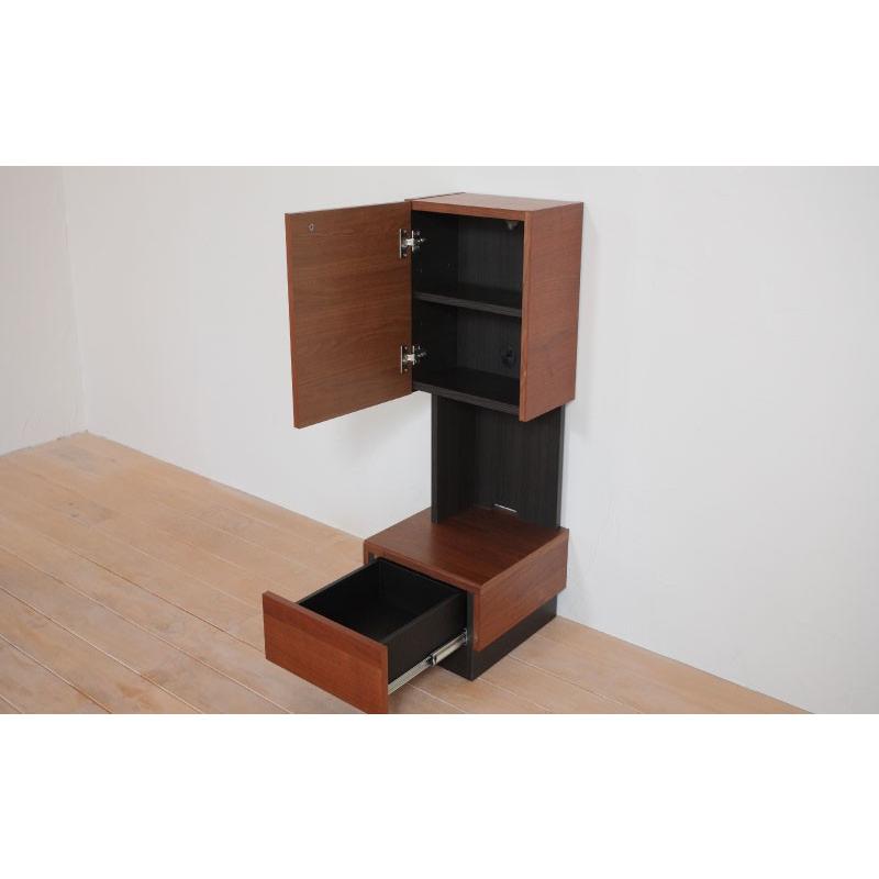 サイドキャビネット サイドボード おしゃれ 北欧 幅40 収納 完成品 ウォールナット 木製 国産 爆買 |  | 05