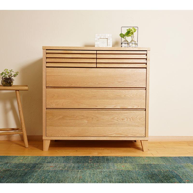 チェスト タンス おしゃれ 北欧 4段 幅120 木製 収納ボックス