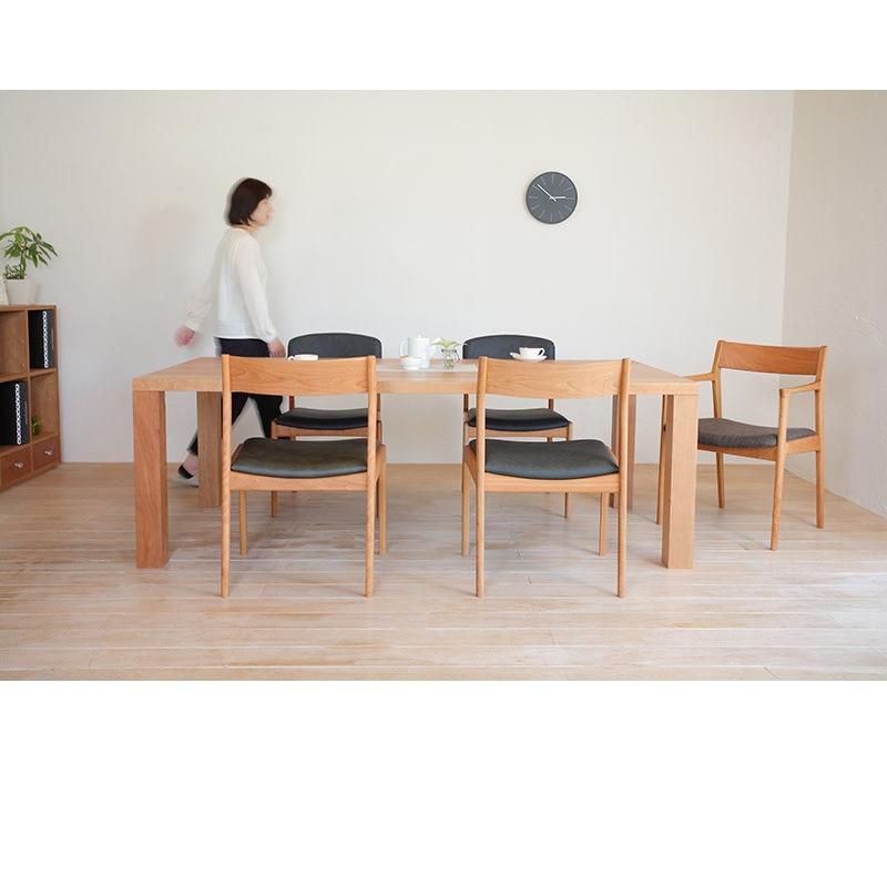 ダイニングテーブル 幅220cm 6人掛け 8人掛け 天然木 無垢 家族 食卓