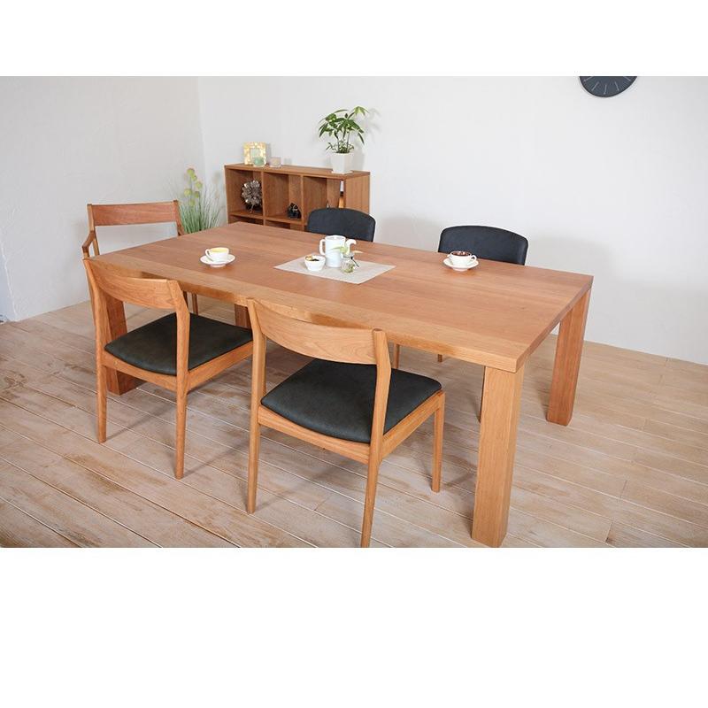 美品】ナチュラルウッド ダイニングテーブル 幅190cm 6人~8人 ダイニングテーブルセット 6人 木製 幅190cm 7点 高級感 北欧 モダン