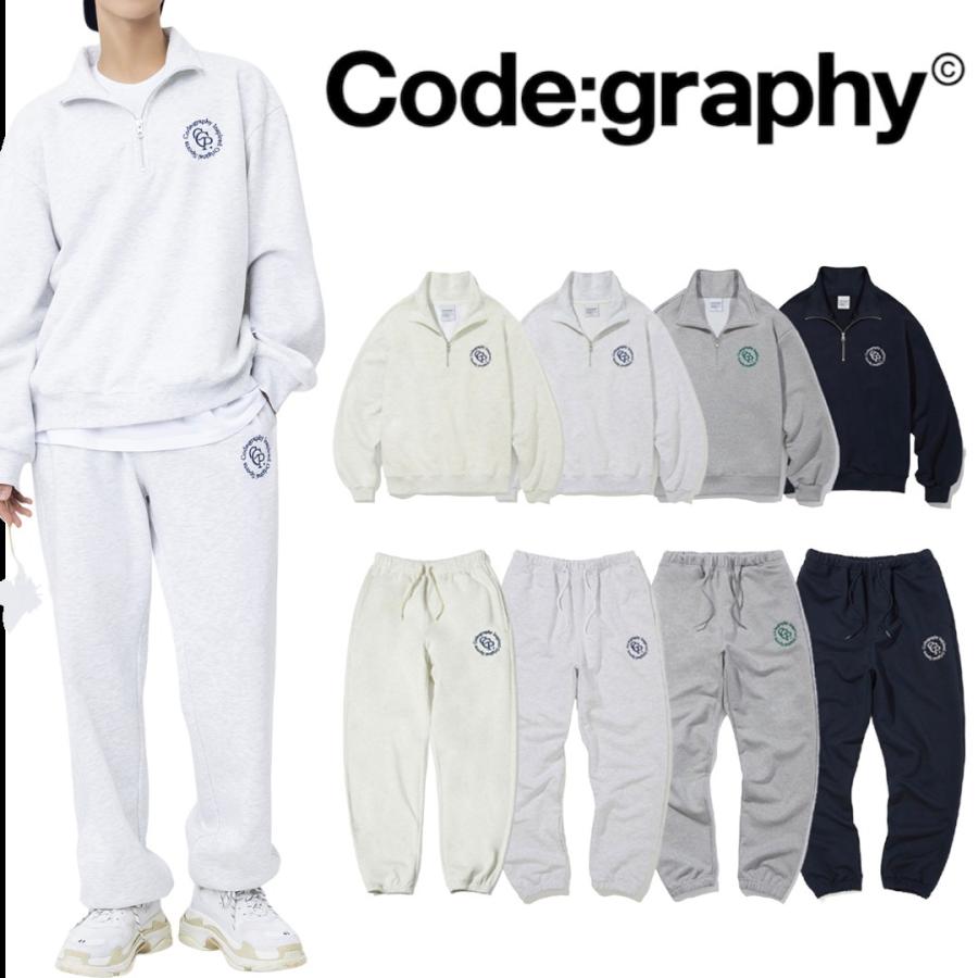 Code graphy コードグラフィー CGP CIRCLE LOGO HALF ZIP UP