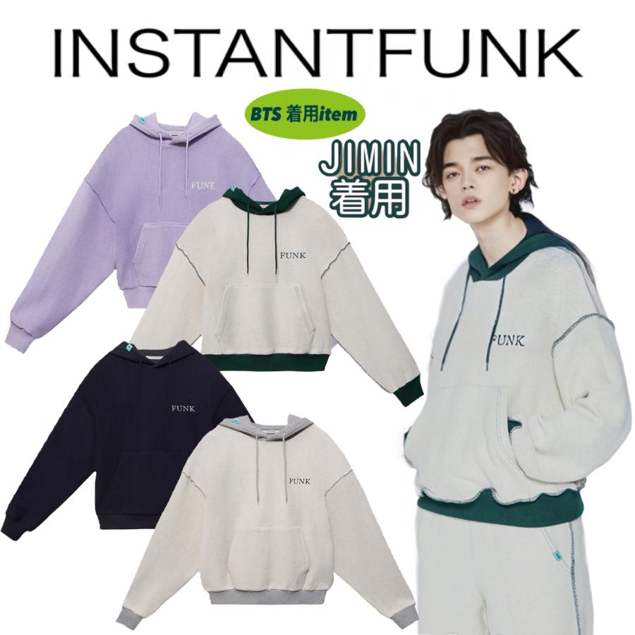 【BTS JIMIN着用】INSTANTFUNK インスタントファンク Boucle standard フードパーカー : instant004 :  sym-men - 通販 - Yahoo!ショッピング