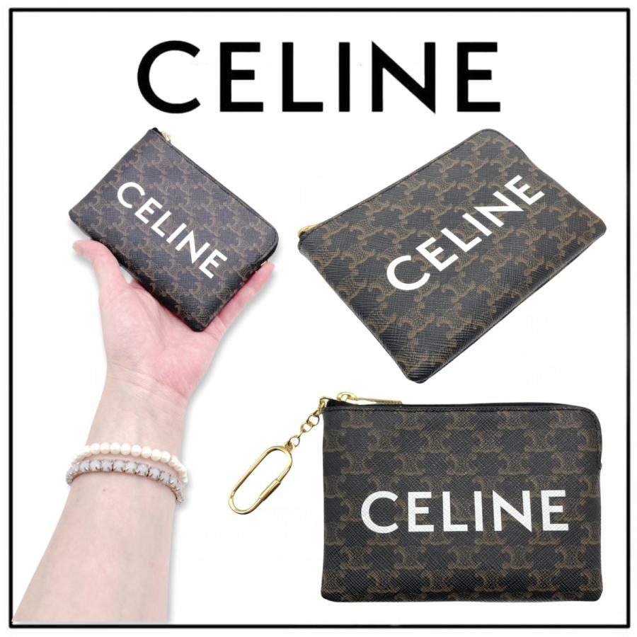 CELINE セリーヌ Triomphe トリオンフ キャンバス フック付き COIN