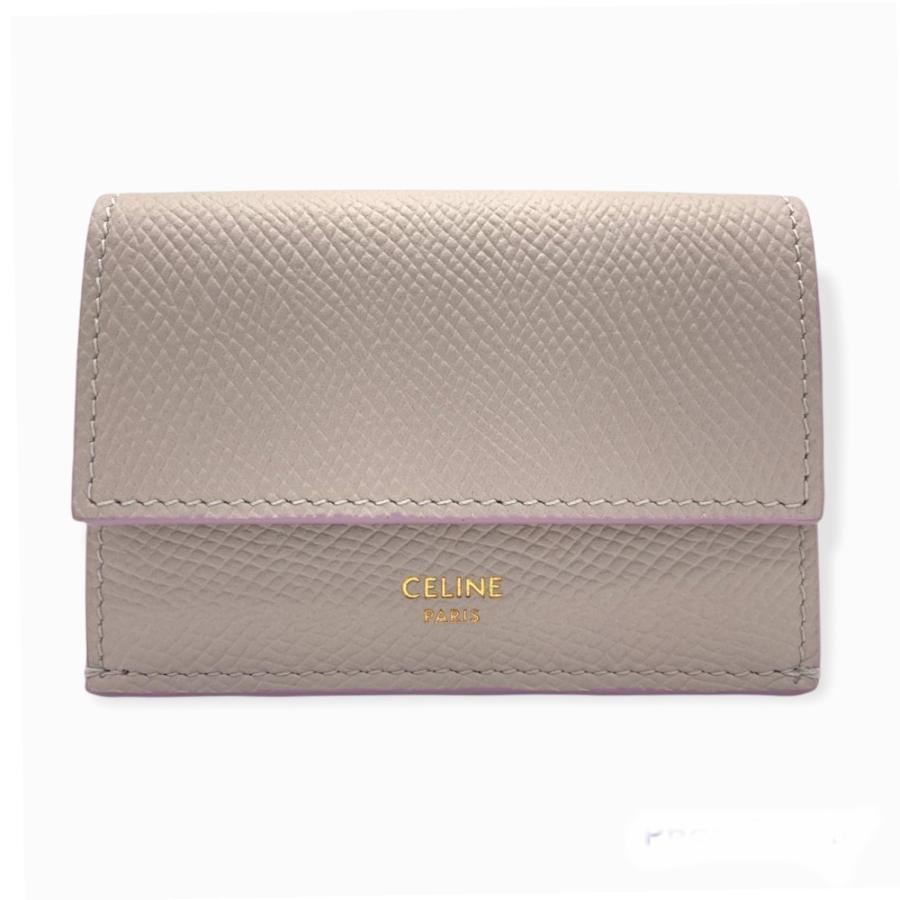 CELINE セリーヌ フォールドウォレット 三つ折り ミニ財布 ラベンダー CELINE セリーヌ フォールドウォレット 三つ折り ミニ財布 ラベンダー