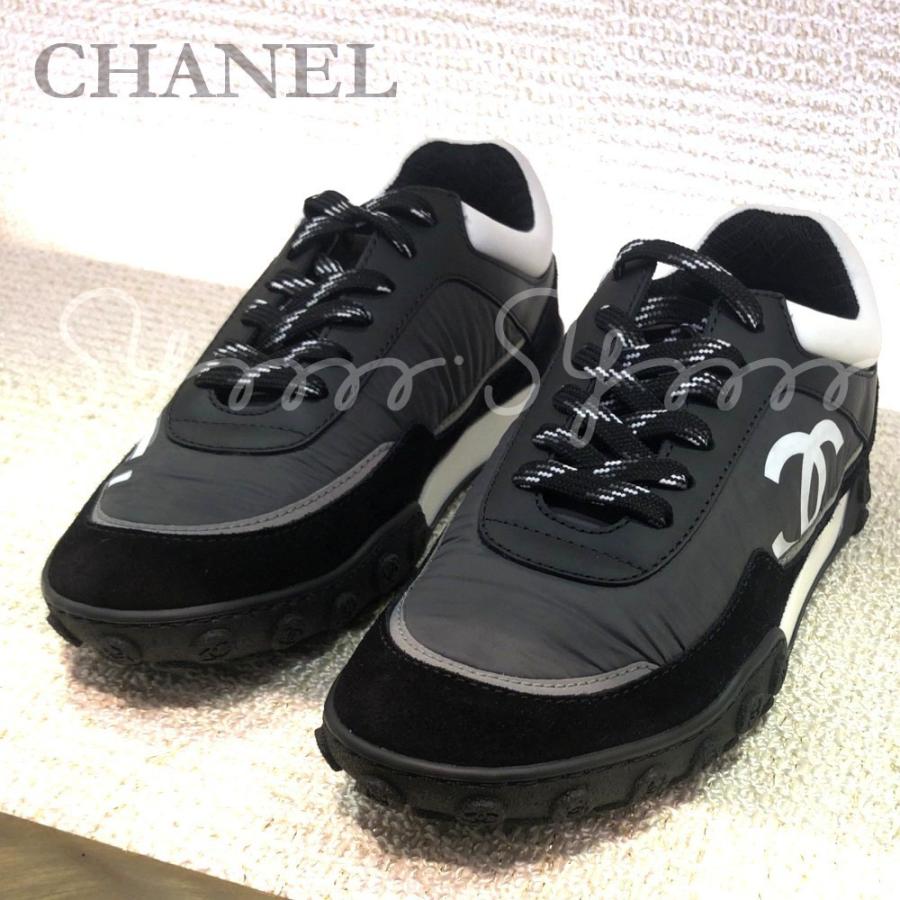 CHANEL ナイロンロゴスニーカー 36サイズ 23.0cm :cha0006:symm.symm.Yahoo!店 - 通販 -  Yahoo!ショッピング