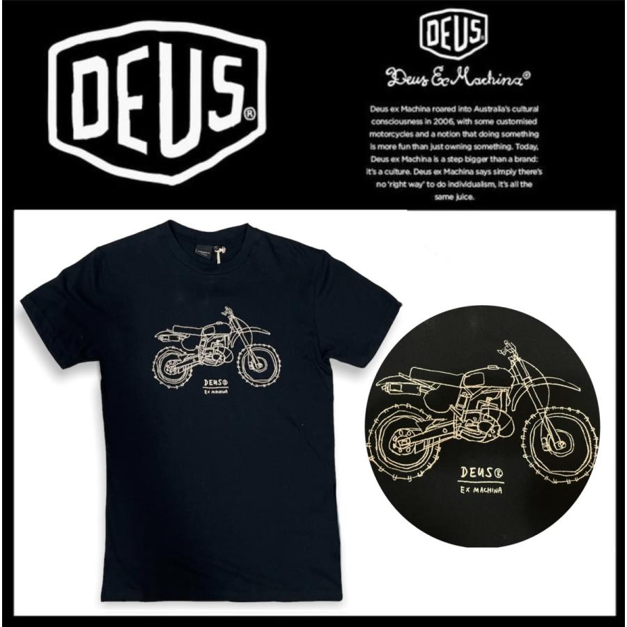 メール便可 デウス Deus Ex Machina センターbike バイク ロゴ Tシャツ ブラック De017 Symm Symm Yahoo 店 通販 Yahoo ショッピング