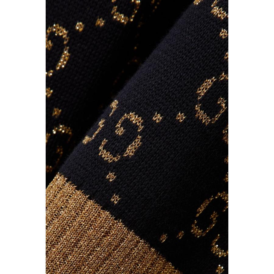 【訳あり品】 安室奈美恵さん着用 GUCCI グッチ メタリック コットンブレンド セーター 半袖 イッテQ 【DG1774543659】(64350円)