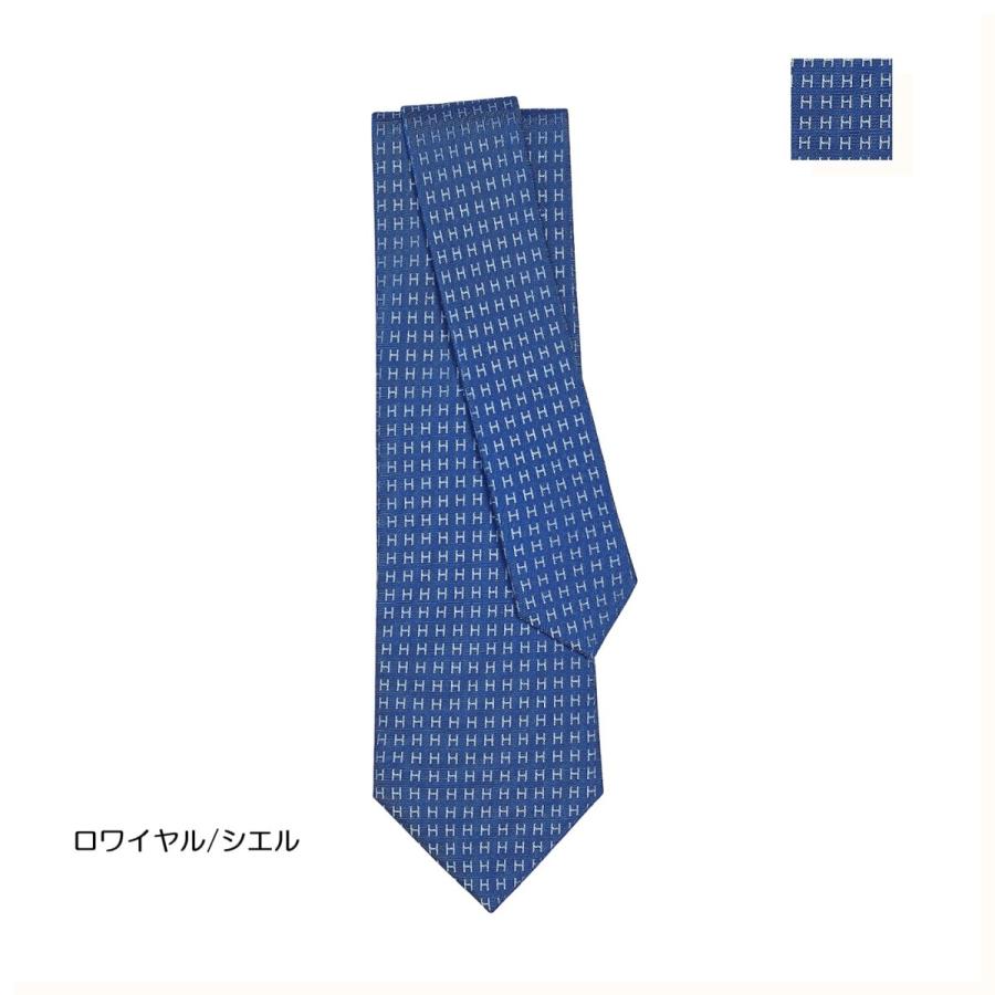 人気通販サイト  バイカラー H織り ファソネ ネクタイ フランス製 エルメス 極美品 ネクタイ