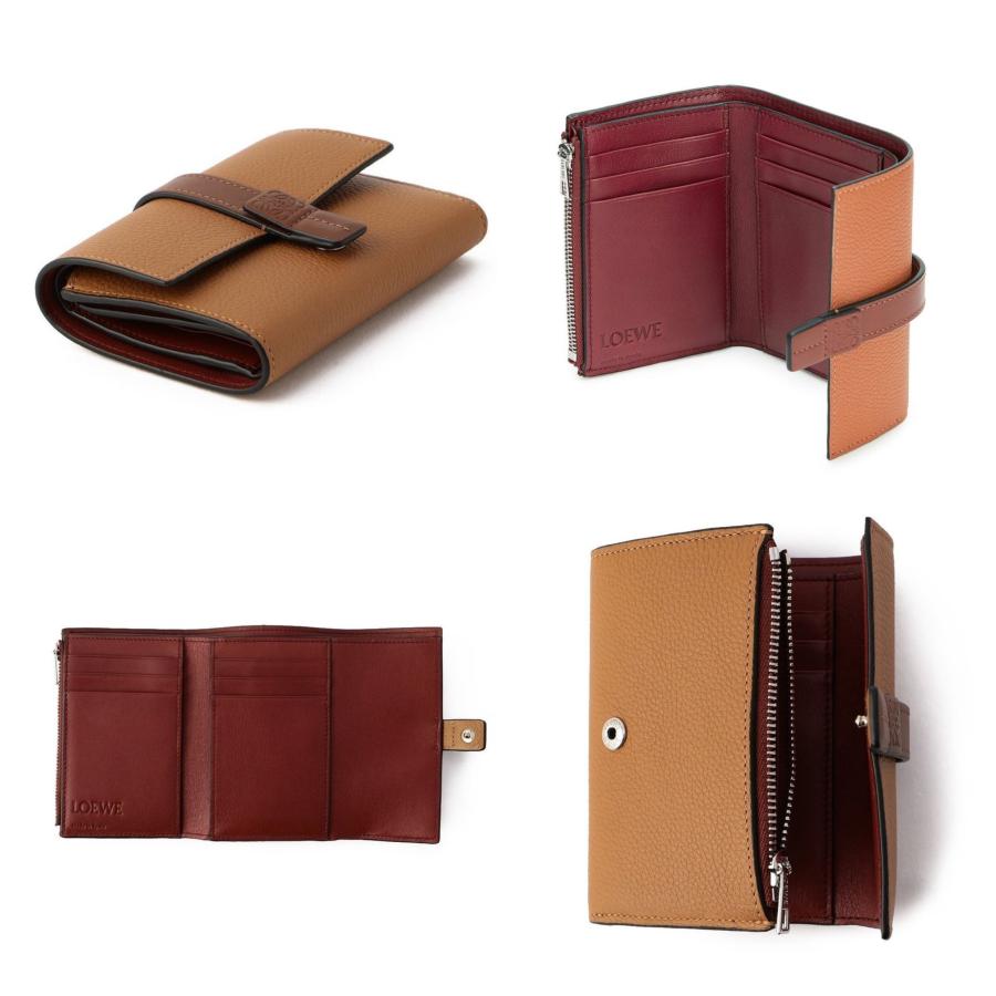 LOEWE ロエベ バーティカル ウォレット スモール 三つ折り小財布 LOEWE ロエベ バーティカル ウォレット スモール 三つ折り小財布
