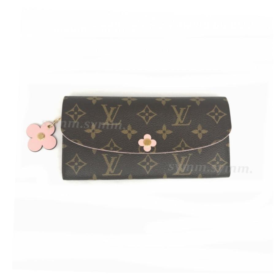 USED Louis Vuitton ルイヴィトン ポルトフォイユ エミリー フラワーチャーム フラップ 長財布 【C1120678152】(40639円)