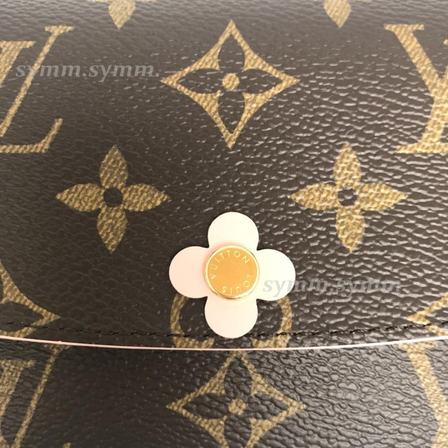 USED Louis Vuitton ルイヴィトン ポルトフォイユ エミリー フラワーチャーム フラップ 長財布 【C1120678152】(40639円)