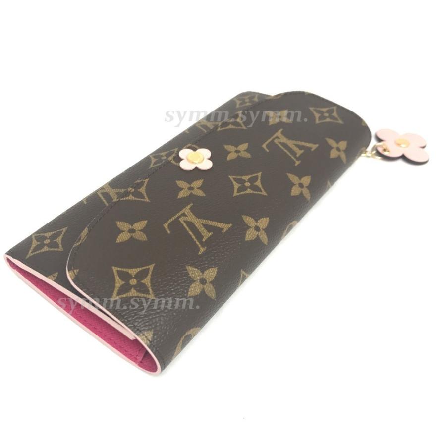 USED Louis Vuitton ルイヴィトン ポルトフォイユ エミリー フラワーチャーム フラップ 長財布 【C1120678152】(40639円)