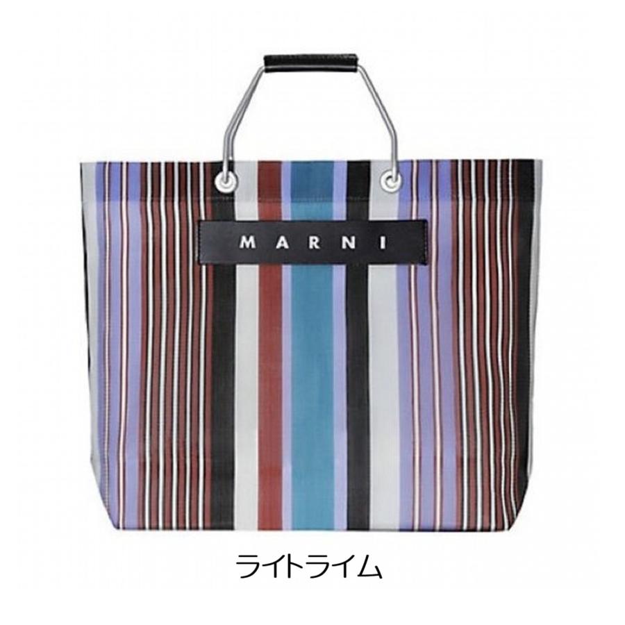 新色追加！ MARNI MARKET マルニ マーケット ストライプ トートバッグ