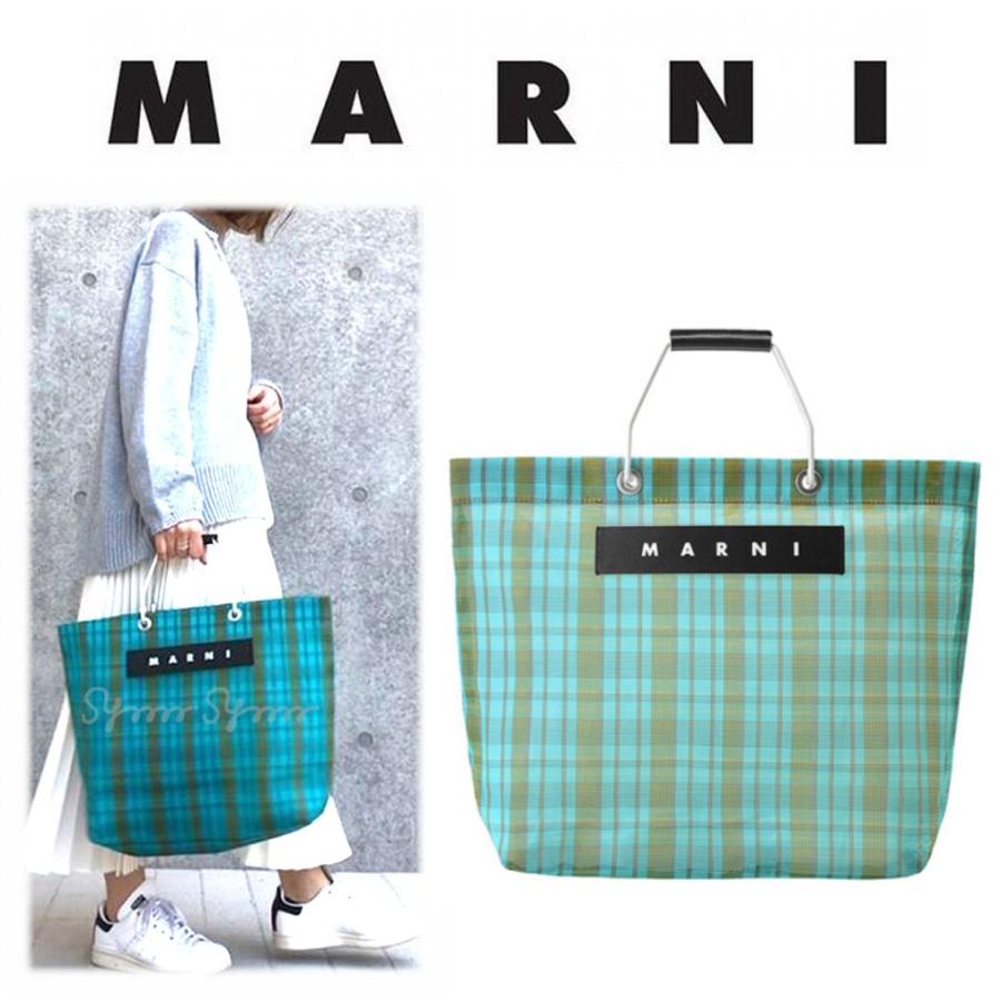 MARNI MARKET マルニ マーケット チェック メッシュトートバッグ :marni028:symm.symm.Yahoo!店 - 通販 -  Yahoo!ショッピング