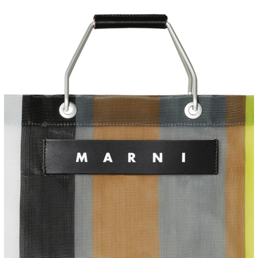 MARNI MARKET マルニ マーケット ストライプ トートバッグ ソフト