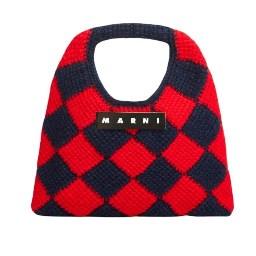 MARNI MARKET マルニ マーケット スモール テックウール バッグ MARNI MARKET マルニ マーケット スモール テックウール バッグ