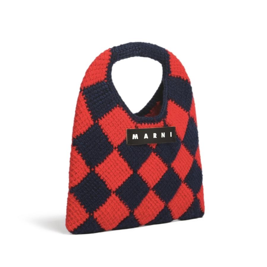MARNI MARKET マルニ マーケット スモール テックウール バッグ MARNI MARKET マルニ マーケット スモール テックウール バッグ