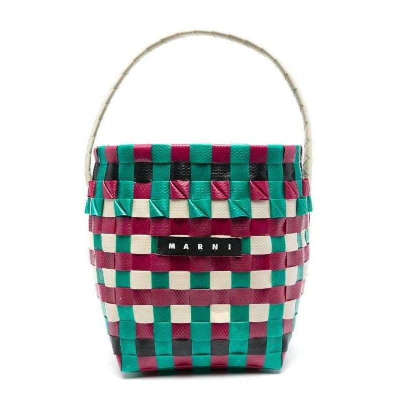 大人もOK MARNI KIDS マルニ キッズ ラウンド ピクニック バッグ かご