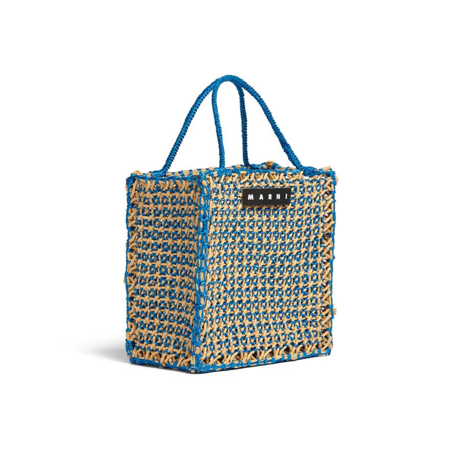 MARNI MARKET マルニ マーケット クロシェ製 JURTA ラージ バッグ
