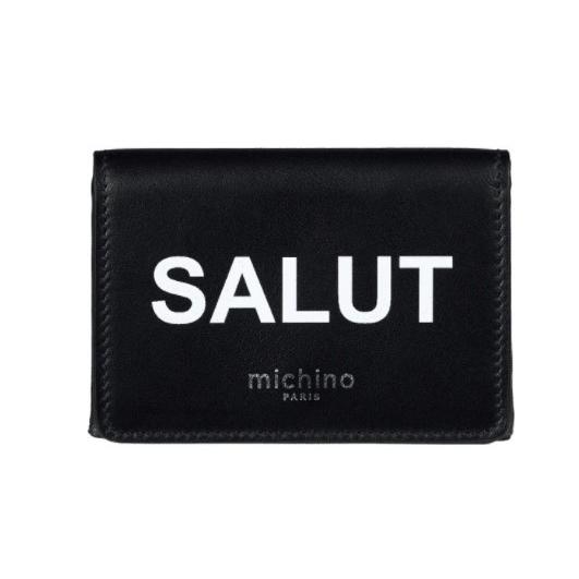 michino PARIS ミチノパリ SALUT サリュー ロゴ 三つ折り mini michino PARIS ミチノパリ SALUT サリュー ロゴ 三つ折り mini