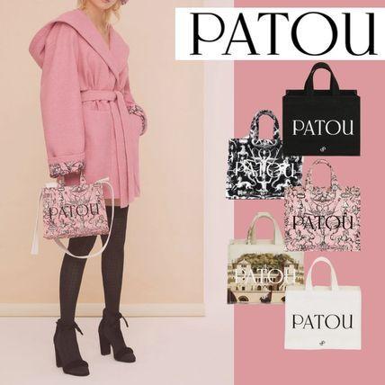 Patou】オーガニック コットン スモール キャンバス トート Patou】オーガニック コットン スモール キャンバス トート