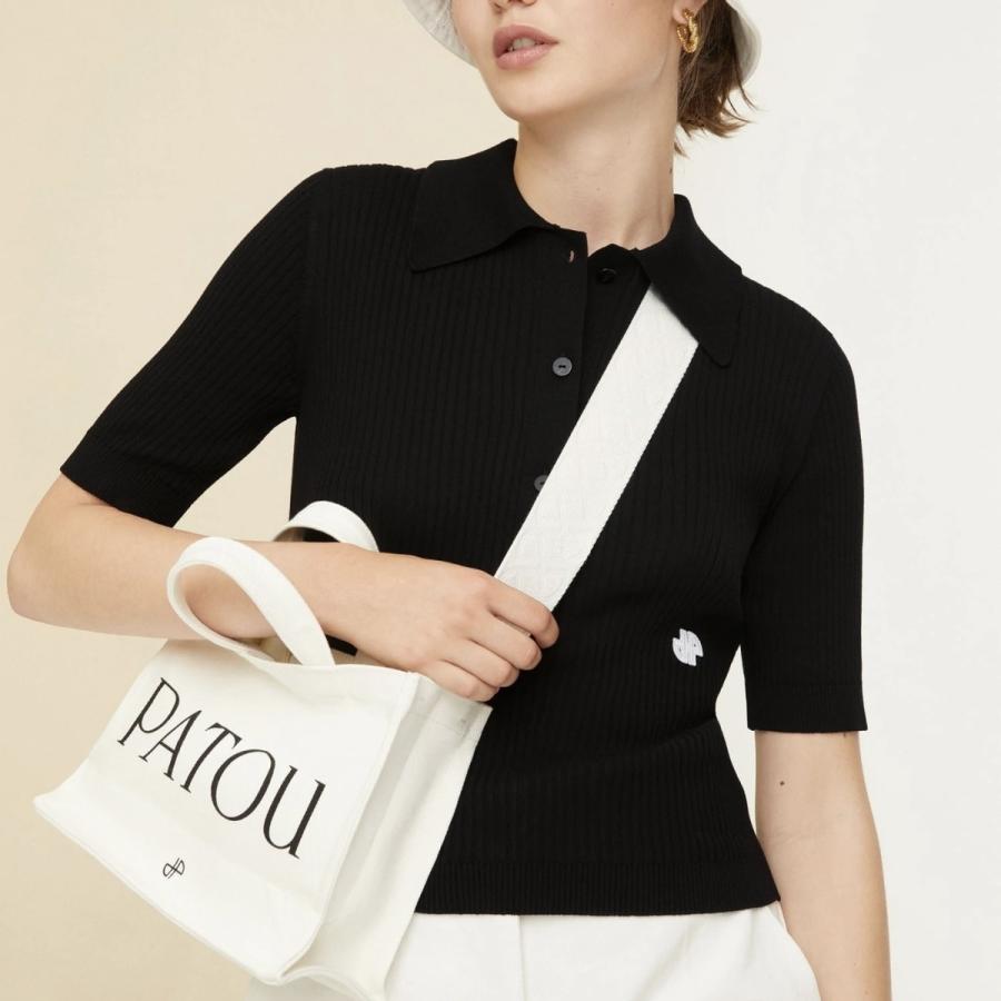Patou】オーガニック コットン スモール キャンバス トート Patou】オーガニック コットン スモール キャンバス トート