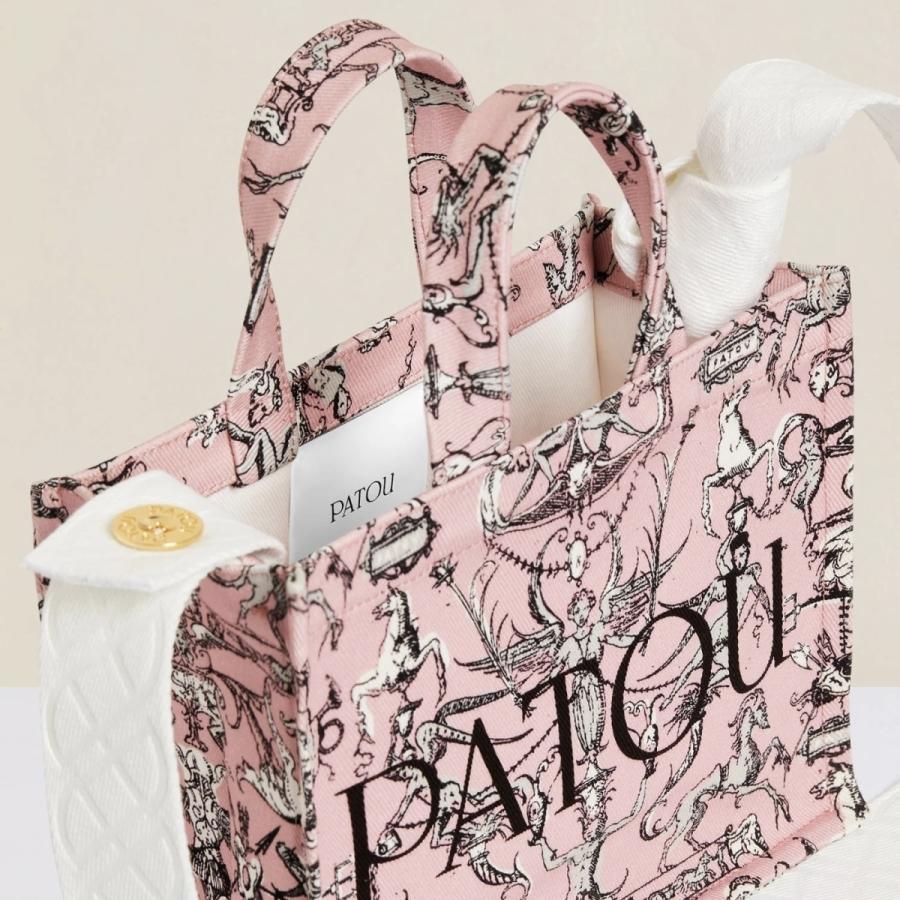 Patou】オーガニック コットン スモール キャンバス トート Patou】オーガニック コットン スモール キャンバス トート