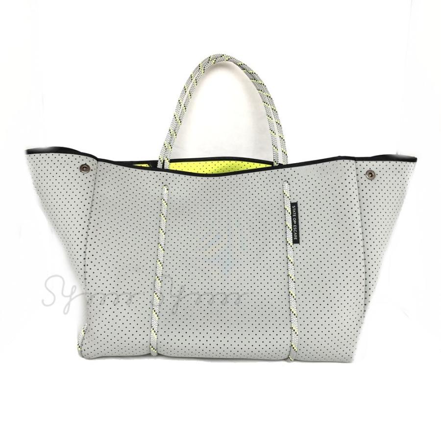ステイトオブエスケープ State of Escape ESCAPE TOTE トートバッグ 希少カラー グレー イエロー ステイトオブエスケープ State of Escape ESCAPE TOTE トートバッグ 希少カラー グレー イエロー