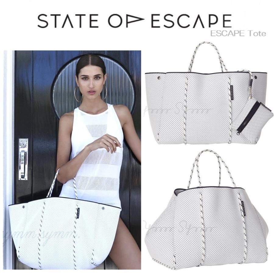 ステイトオブエスケープ State of Escape エスケープトート Escape Tote 人気色 ホワイト :soe020:symm