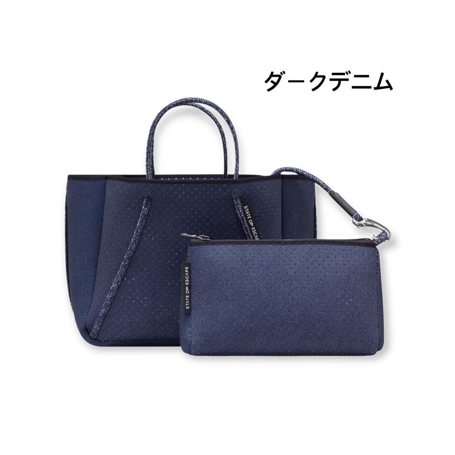 ステイトオブエスケープ State of Escape プチ ガイズ トートバッグ デニム Petite guise tote bag RJ ステイトオブエスケープ State of Escape プチ ガイズ トートバッグ デニム Petite guise tote bag RJ