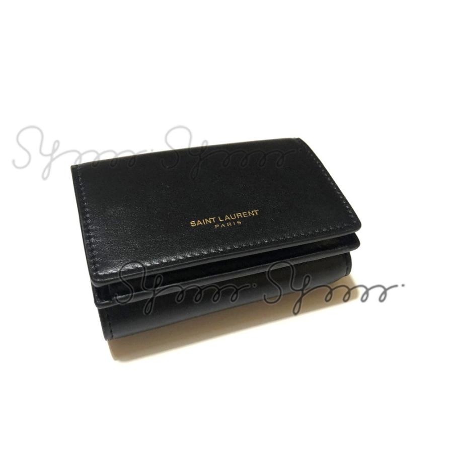 Saint Laurent サンローラン 三つ折り ミニ財布 ブラック メンズ Ysl0011 Symm Symm Yahoo 店 通販 Yahoo ショッピング
