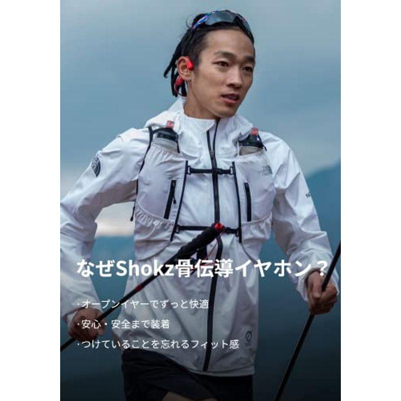 【SALE開催中】 急速充電 Shokz旧AfterShokz OpenRun 骨伝導イヤホン 公式ストア正規品 驚きの通話品質 IP67防塵防水 ワイヤレス