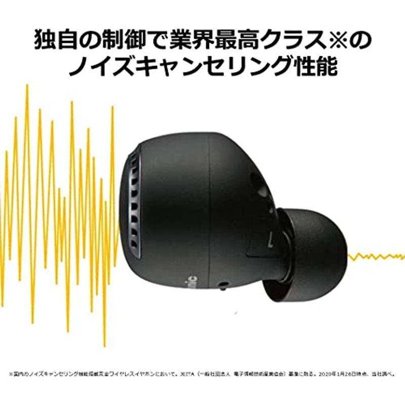 商品サイズ パナソニック カナル型 ノイズキャンセリング 完全ワイヤレスイヤホン Bluetooth対応 防滴 ブラック RZ-S50W-K