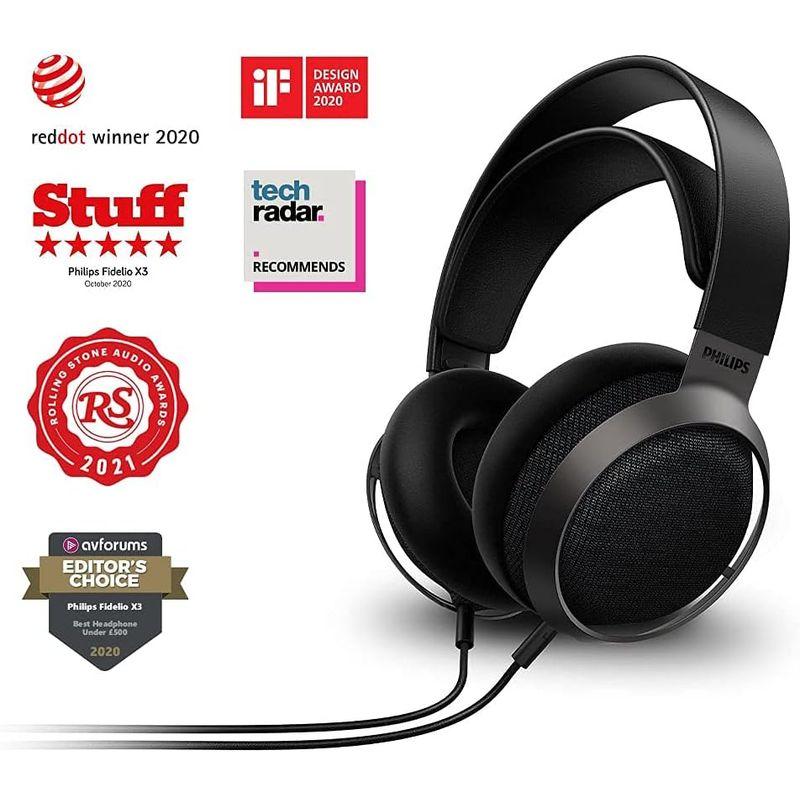 Philips Fidelity X3 ヘッドホン Amazon.com: Philips Fidelio X3 Professional Studio Monitor