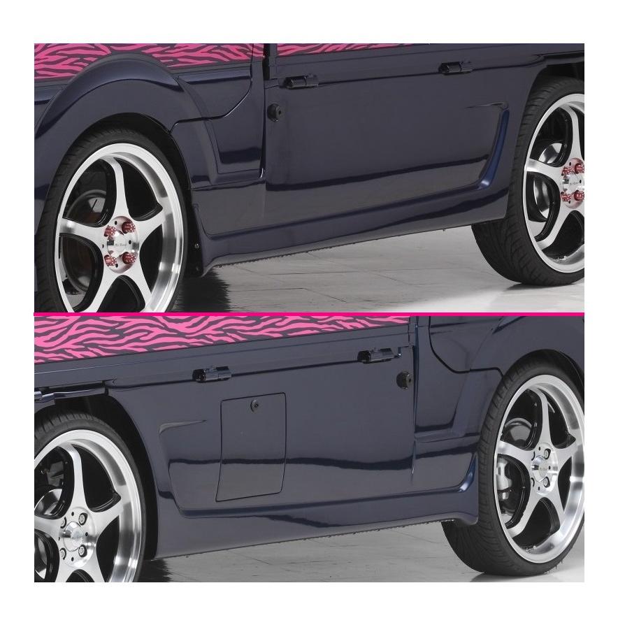 ミニドラ様オーダー品 三菱（MITSUBISHI） ◇Kei-Zone 慶虎 エアロサイドパネル ミニキャブ