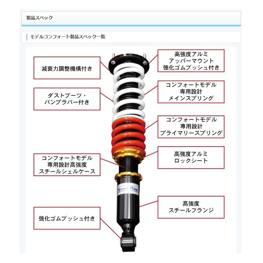 ◇RG Street Ride TYPE-K2 MODEL COMFORT (減衰力調整式) AZワゴン