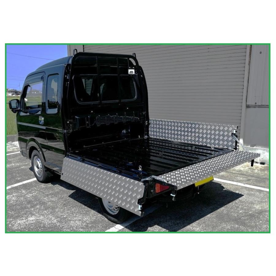 スズキ（SUZUKI） ☆軽トラ 荷台あおりアルミ縞板インナーカバー 3方